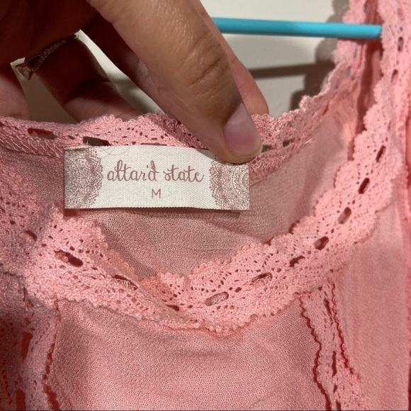 Altar’d State Cold Shoulder Bell Sleeve Blouse - Picture 3 of 8